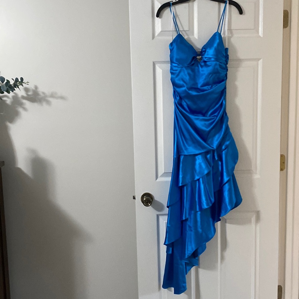 Cache blue prom dress